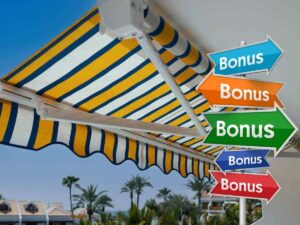 Tenda sole frecce bonus