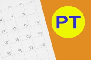 Calendario, logo Poste Italiane