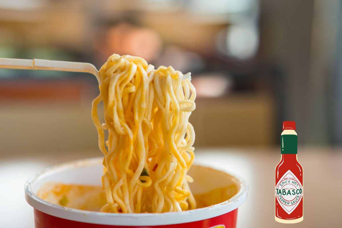 Noodles e tabasco