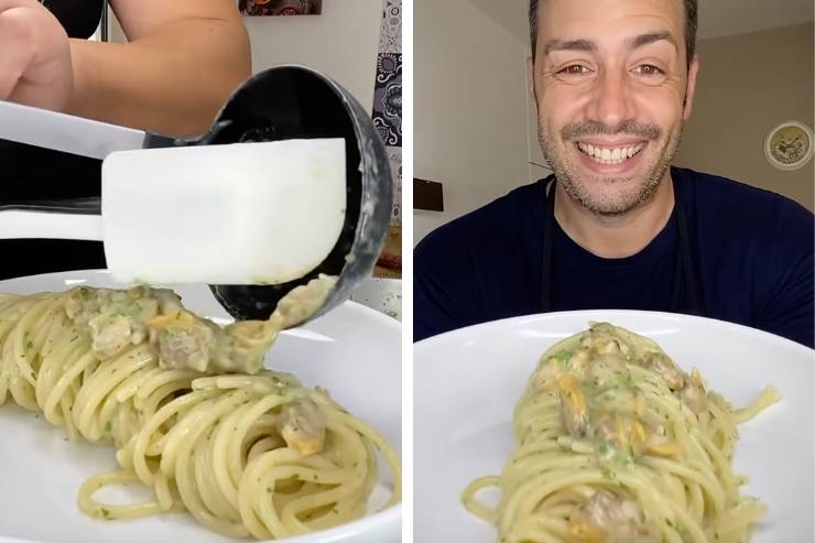 collage spaghetti alle vongole