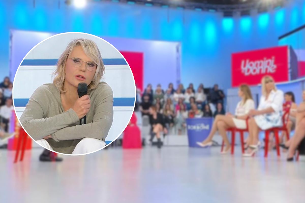 Maria De Filippi e studio di Uomini e Donne